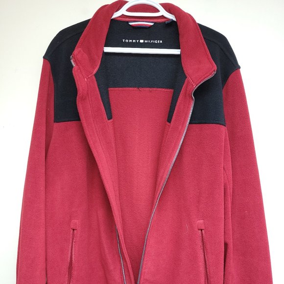 Tommy Hilfiger Men's 2XL fleece zip front sweater - Picture 6 of 6